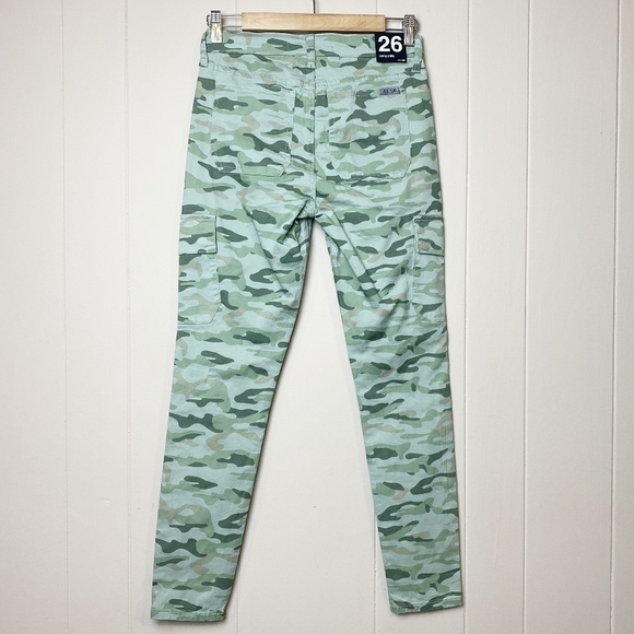 Joe's Jeans The Icon Skinny Ankle pants 26 new NWT camo camouflage olive green - Picture 4 of 14